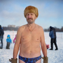 Epiphany bathing, Moscow, 2015